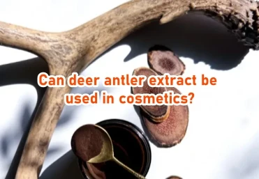 Kan hertengewei-extract in cosmetica worden gebruikt?